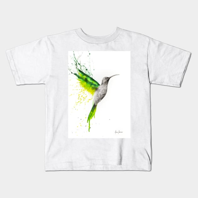 Emerald Sun Kids T-Shirt by AshvinHarrison